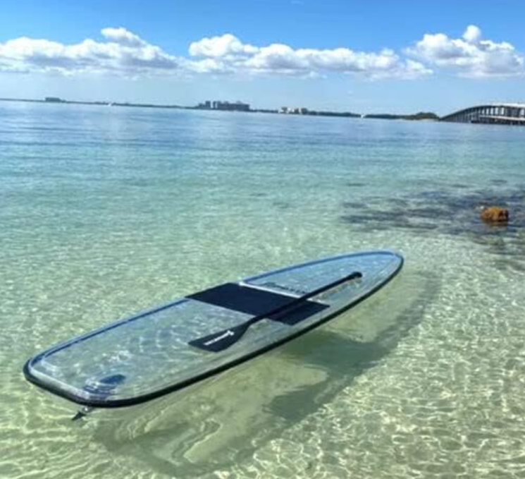 Everich Clear Tranparent Polycarbonate 10ft. SUP Paddle Board New