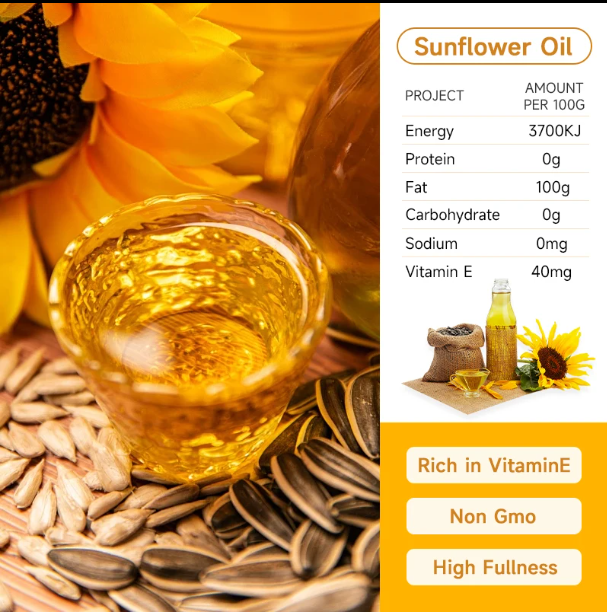 Refined Sunflower 100% Pure Sunflower Cooking Oil