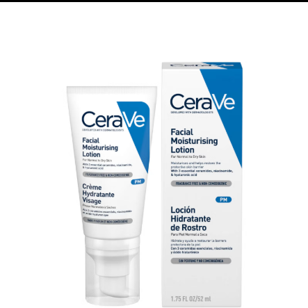 CeraVe Moisturising Cream Tube with Ceramides for Dry to Very Dry Skin 50ml