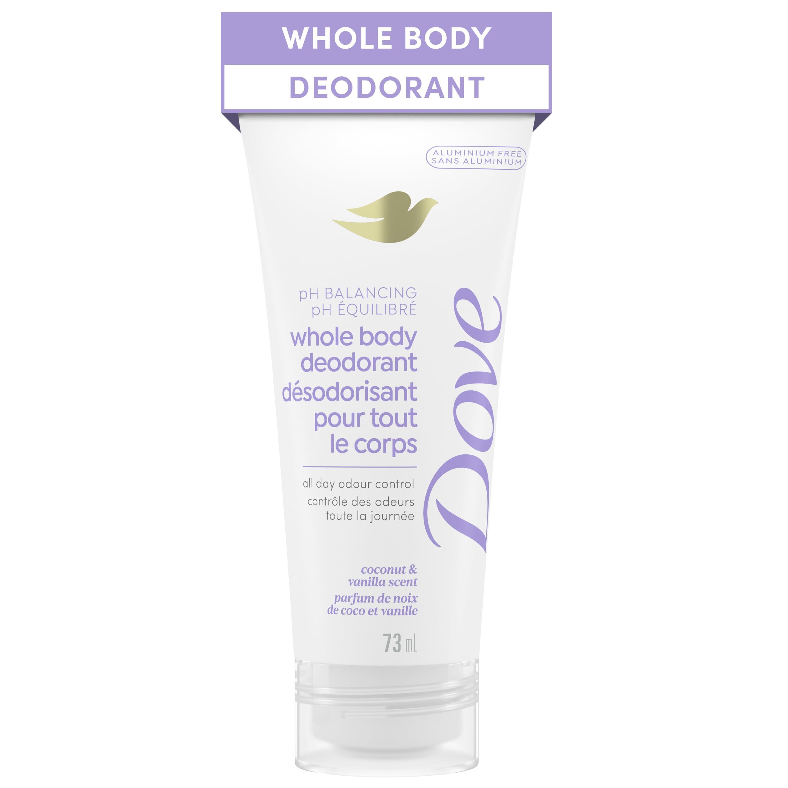 Dove Whole Body Deo Invisible Cream Deodorant Coconut + Vanilla/ Dove Deodorants/ Dove antiperspirant for sale
