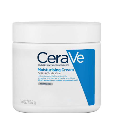 CeraVe Moisturising Cream Pot with Ceramides for Dry to Very Dry Skin 454g